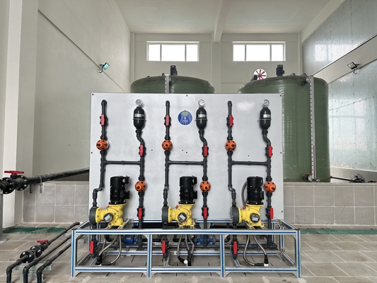Wasseraufbereitung einfach integrierte automatische chemische Dosiermaschine mit PAC KMnO4