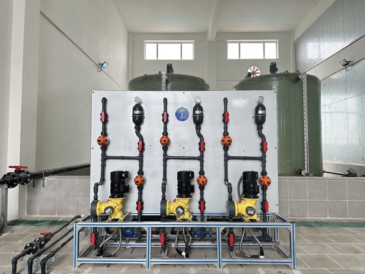 Wasseraufbereitung einfach integrierte automatische chemische Dosiermaschine mit PAC KMnO4