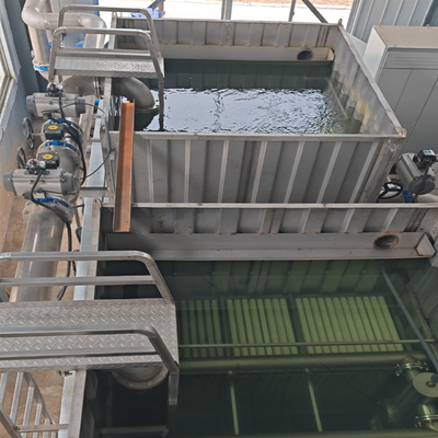 Abwasserbehandlungsanlage mit Wassermaschinensystem und Produktivität von 50 m3/Tag